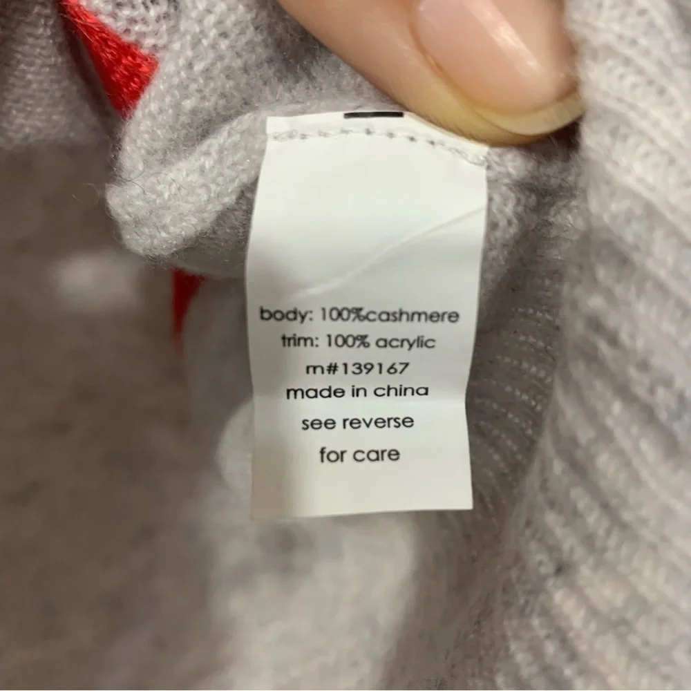 27 MILES MALIBU Cashmere Carmen sweater in the color Salt Size XS - Picture 10 of 10